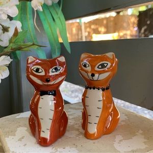Vintage Fox Salt & Pepper Shaker
